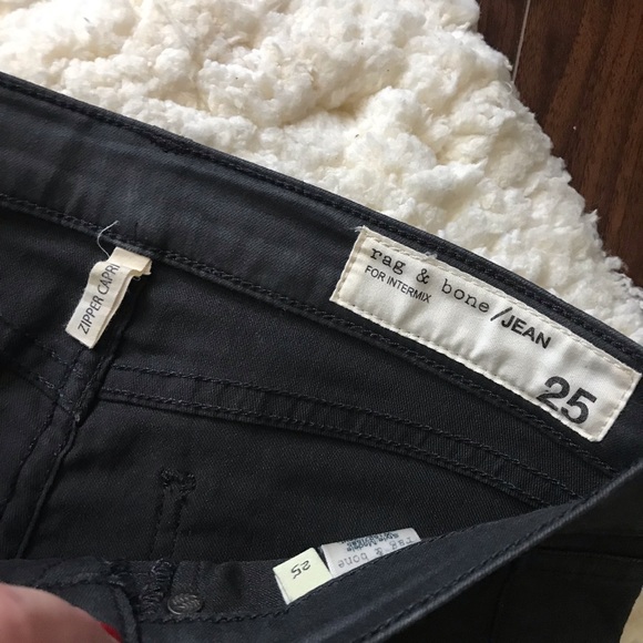 Ankle Zip Skinny Jeans by Rag and Bone x Intermix - Picture 5 of 8